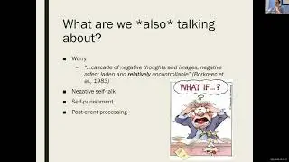 Dealing with rumination & repetitive negative thinking patterns - Dr. Jason Krompinger