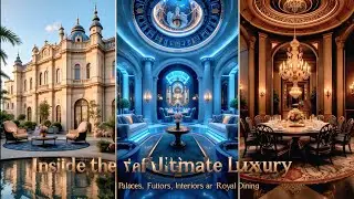 Inside the World of Ultimate Luxury | Palaces, Futuristic Interiors & Royal Dining