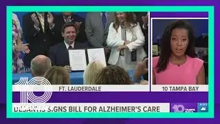 DeSantis signs bill boosting education for Alzheimer's care and detection