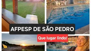 Conhecendo a AFPESP de S&atilde;o Pedro! Maravilhosa.