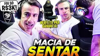XAND&Atilde;O mostra sua NOVA CADEIRA GAMER pro CHAT  (MACIA DE SENTAR ?)