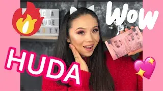 Палетка теней HUDA BEAUTY NEW NUDE | Жийдеш Идирисова | Обзор, макияж 😻
