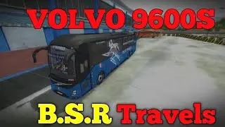 B.S.R Travels | Volvo 9600s | Bus Driving Games | Cabin Ride