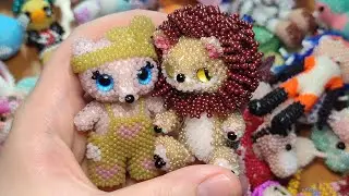 💕мои новые амигуруми из бисера/ обзор амигуруми/моя коллекция фигурок из бисера💕#врек #handmade #рек