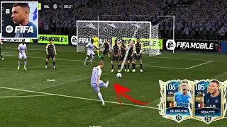 FIFA MOBILE 22 | FULL TOTS TEAM! MBAPP&Eacute;, DE BRUYNE UTOTS + INSANE UPGRADE TEAM - GAMEPLAY #33