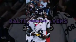 NFL Teams With The Most Passing Yards #shorts