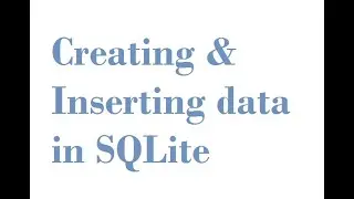 Inserting data into Sqlite in Android