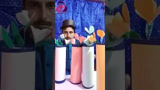 Paper Flower Craft Magic //🔥#shorts #youtubeshorts #magic
