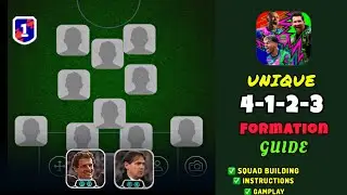 УНИКАЛЬНАЯ ТАКТИЧЕСКАЯ ИГРОВАЯ СИСТЕМА ДЛИННЫХ КОНТРОЛЕЙ 4-1-2-3 (построение команды) EFOOTBALL 2...