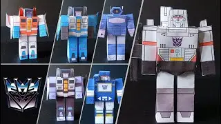 G1 DECEPTICONS PAPERCRAFT | TRANSFORMERS MADE OUT OF PAPER