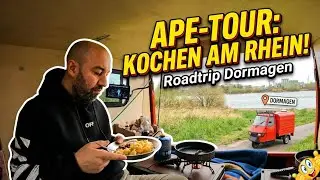 Ape tour to Dormagen: Road trip, Rhine view & fried potatoes