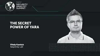 SAS2018: В поисках инопланетян, звёздного оружия и пони с YARA