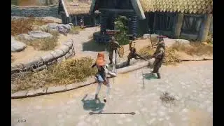 Skyrim: Animated Jumping Attack