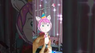 🦄 DIY Unicorn Mirror ✨ Cute & Easy Craft Idea! 💖 #shorts #diycraft #artandcraft #unicorn