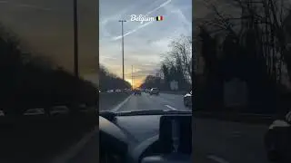 Driving on R0, Coming from Brussels Airport Zaventem Belgium