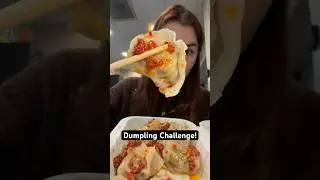 Dumpling challenge! 📍Shu Jiao Fu Zhou #dumplings#chinesefood#foodchallenge #eatingchallenge#nycfood