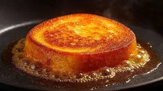 If you have eggs, bread, and milk at home, you can make this crispy French toast!