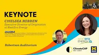 2024 ClimateCAP Summit: Keynote Chelsea Robben,  NextEra