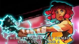 meterless 100% combo with Cherry Hunter Streets of Rage 4 versus combos