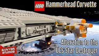 The Rogue One Hammerhead Corvette scene in LEGO | Star Wars MOC