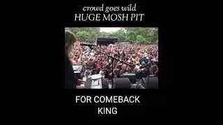 HUGE moshpit forms at corey feldman concert  #coreyfeldman