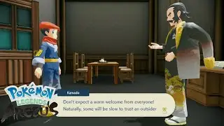 Pok&eacute;mon Legends Arceus - New Uniform & Meet Commander Kamado 