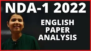 NDA English Paper Solution 2022 | NDA English Paper Analysis | NDA 1 - 2022 | *Use Full Screen*