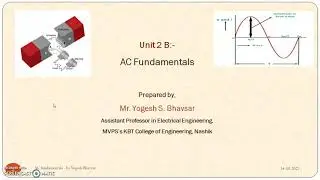 Basic Definitions in AC fundamentals