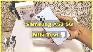 Samsung A53 5G Milk Test || Water Test IP68 💧💧