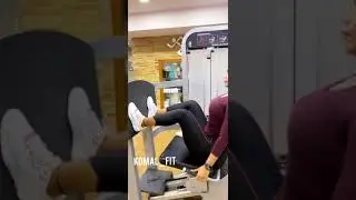 Komal_fit Gym 🔥Workout Video Komal Rao #Fitnesstrainer #SHORTS #VIDEOS #Manvendrasinghvideos