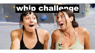 Who will whip?! 3 strikes & YOU'RE OUT bouldering challenge with @irenaadventures