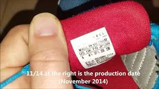 How to spot original Adidas sneakers' production date