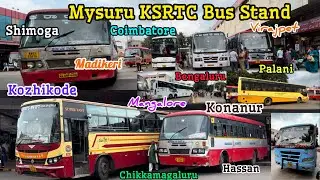 ಮೈಸೂರು,🔥Mysuru Ksrtc Bus Stand, Bengaluru, chikkamagaluru, Hassan, Kozhikode..#viralvideos #video