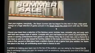 Steam Summer Sale 2019 and Grand Prix