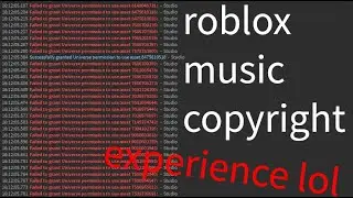 roblox music copyright experience