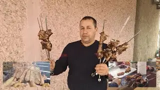 Qo‘y qovurg‘a go‘shtidan shashlik | Қўй қовурға гўштидан шашлик