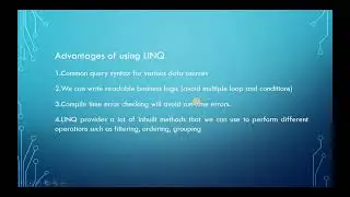 LINQ  - Tamil (Part – 1 - Introduction)