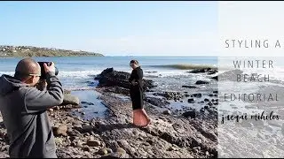Behind The Scenes: Styling a Winter Beach Fashion Editorial