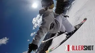 Olympic skier Keri Herman wearing the GoSwivel by KillerShot