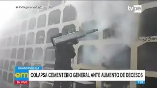 Huancavelica: colapsa cementerio general ante aumento de decesos