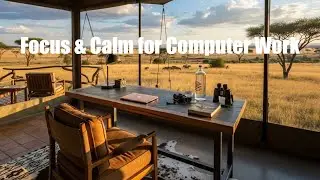 🌞 Bright Morning Workspace with Piano Music | Fresh Start for Computer Work