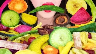 ASMR DRIED FRUIT AND VEGGIE| MUKBANG EATING SOUND