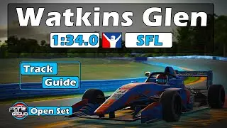 iRacing Super Formula Lights: руководство по трассе Уоткинс-Глен — 1:34.0 — 2-й сезон 2024 года