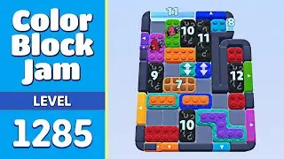 Color Block Jam Level 1285 (1286) | Every Puzzle Solved! 🎯