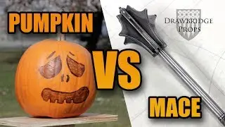 Mace VS Pumpkin - Testing the Medieval Flanged Mace