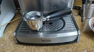 Brim 19 Barr espresso machine still trying to pull a shot