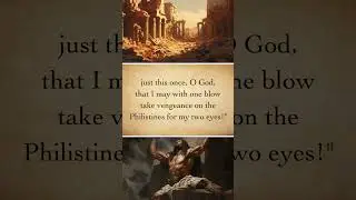 Regaining strength through prayer #samson #biblestudy #bibleverse #bibleverseoftheday #bible