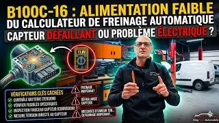 B100C-16 capteur freinage automatique