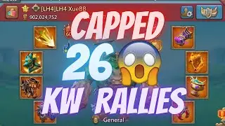 SHE TOOK 26 RALLIES FROM KW RALLY PARTY!!  - Lords Mobile