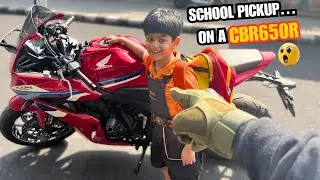 Surprised My Son with the CBR650R After School 😍 | His Reaction Says It All!